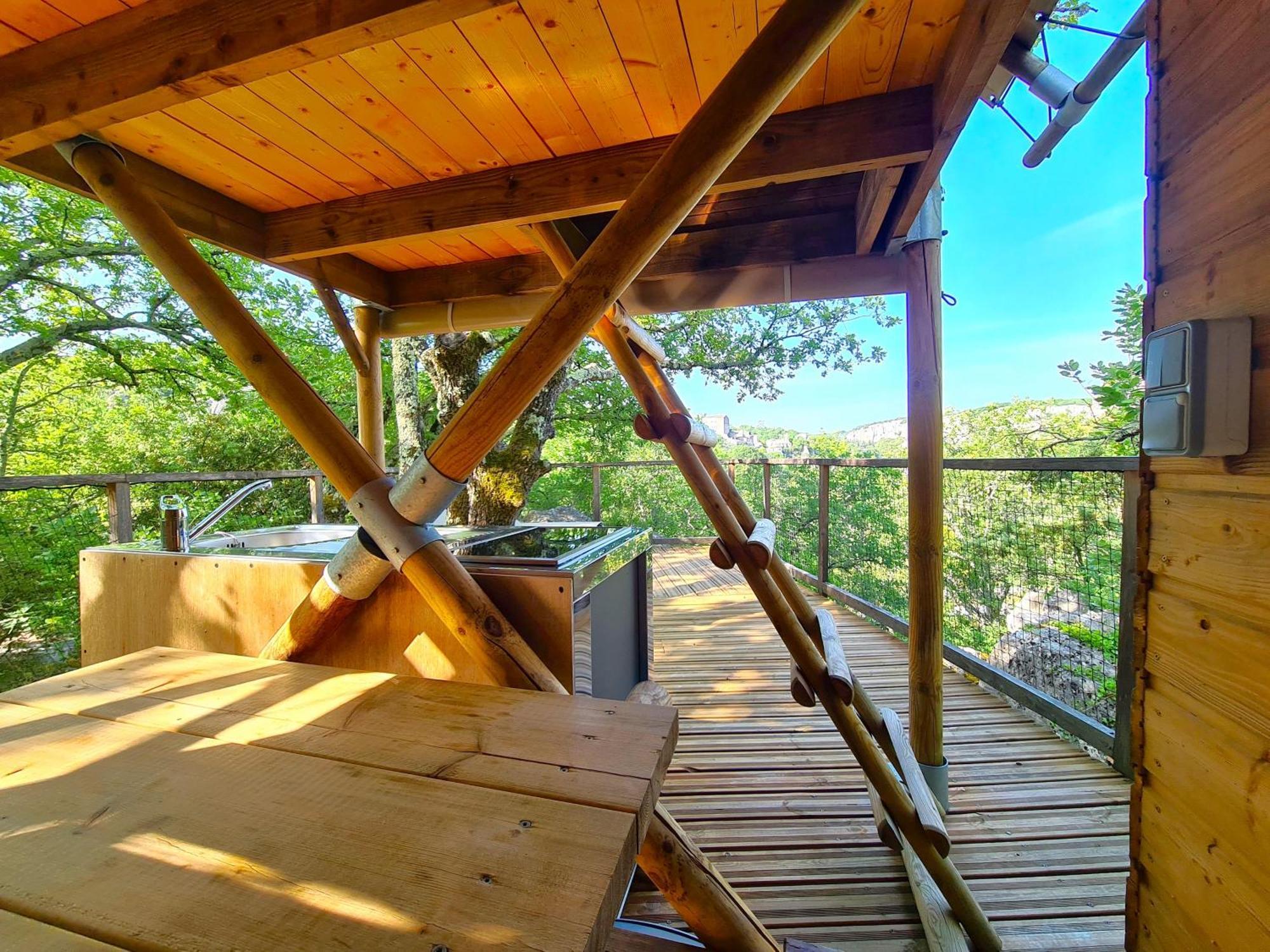 בלאזוק Cabanes Lodges Le Serviere מראה חיצוני תמונה