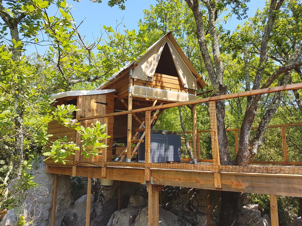 בלאזוק Cabanes Lodges Le Serviere מראה חיצוני תמונה